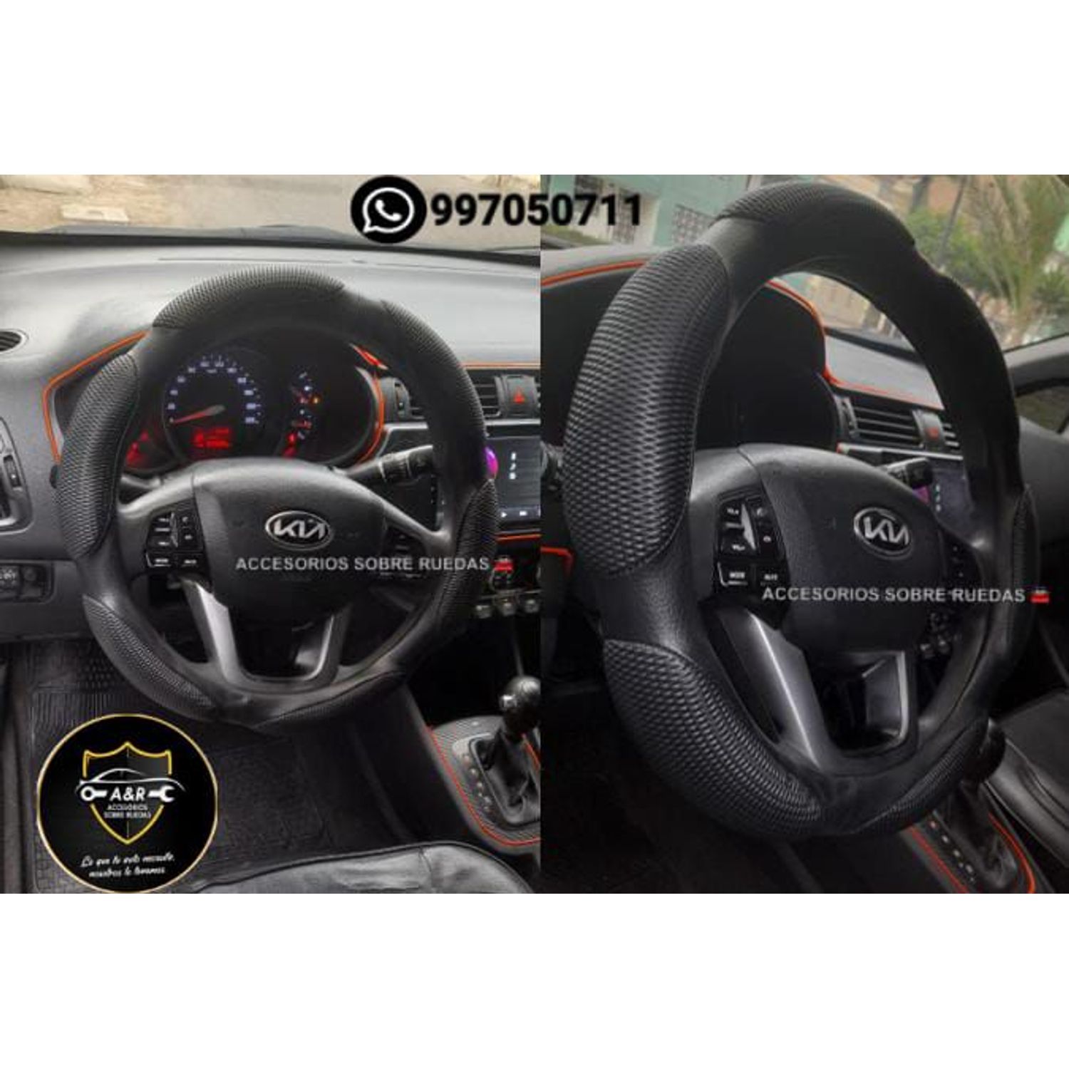 FUNDAS DE TIMON DE AUTO Y CAMIONETA ACOLCHADO GENERICO