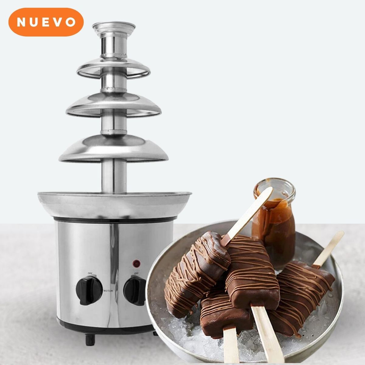 GENERICO - Fuente de Chocolate de Acero Inoxidable