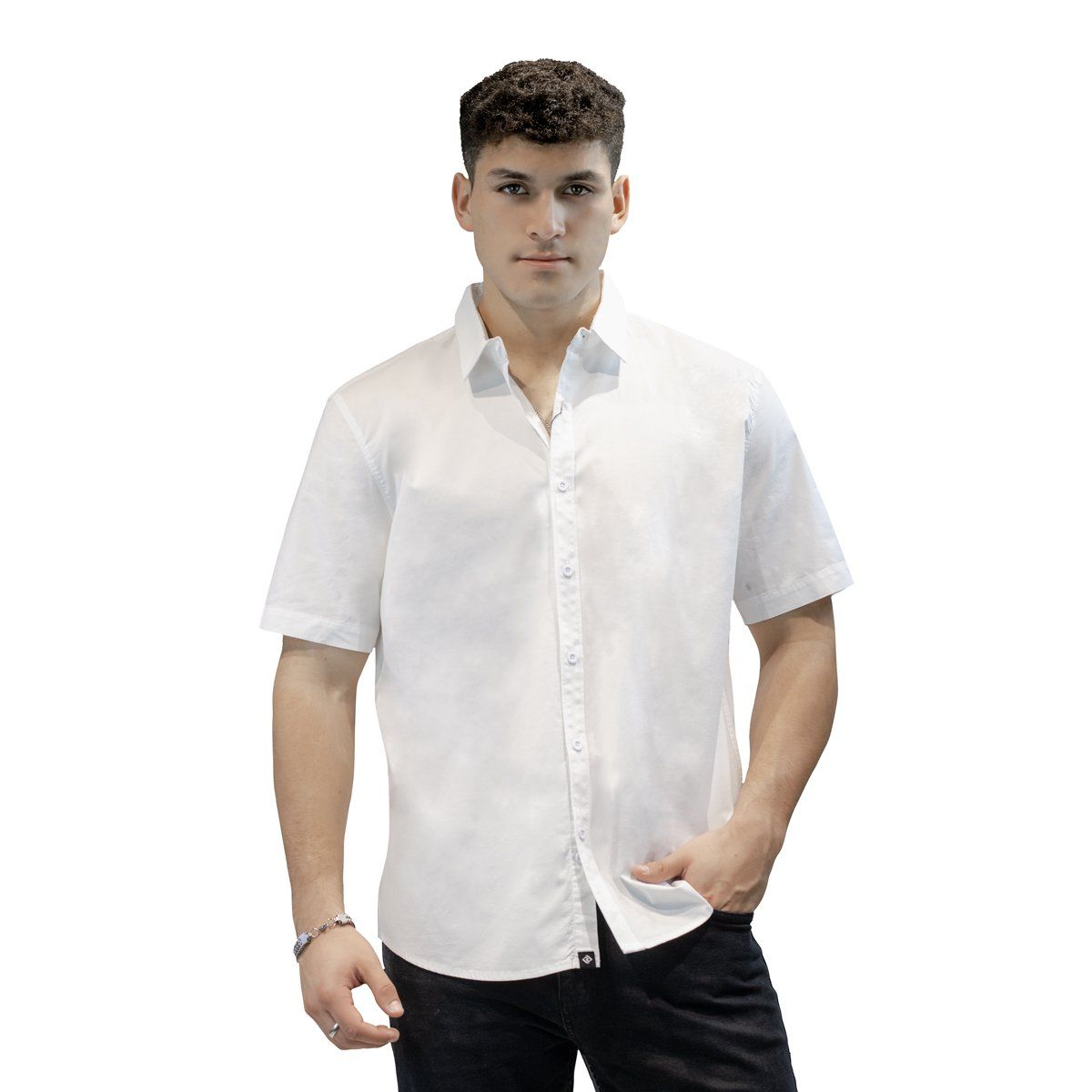 RIFF&RAFF - Camisa Manga Corta Hombre Clap RIFF&RAFF