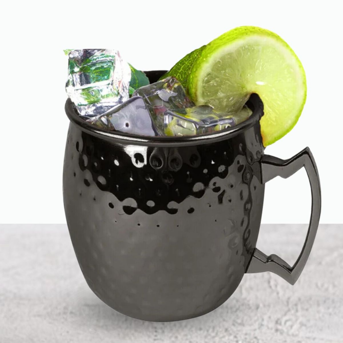 GENERICO - Tazas Moscow Mule chapadas en Negro