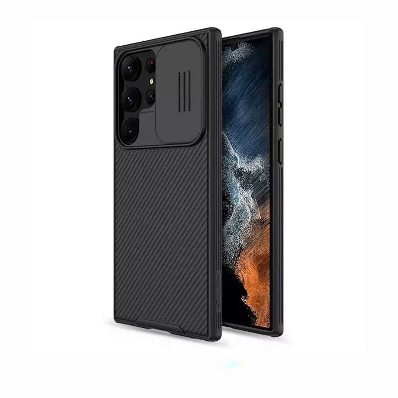 NILLKIN - Samsung Galaxy S22 Ultra Case Funda Nillkin Camshield - Negro