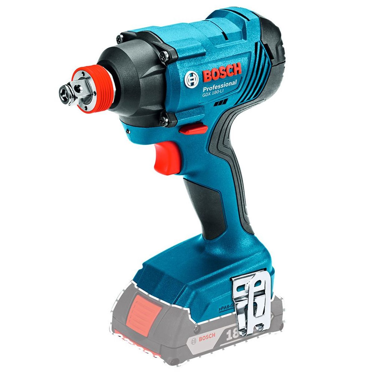 BOSCH - Atornillador de Impacto 1/2" 18V 180Nm Baretool Bosch GDX 180 LI