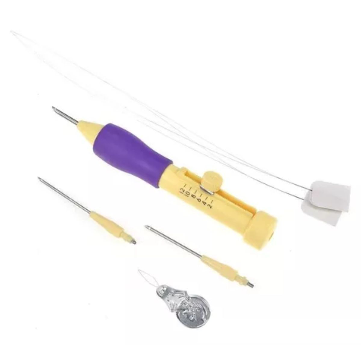 GENERICO - Aguja Mágica de Bordado Juego de Aguja de Perforación Bordar