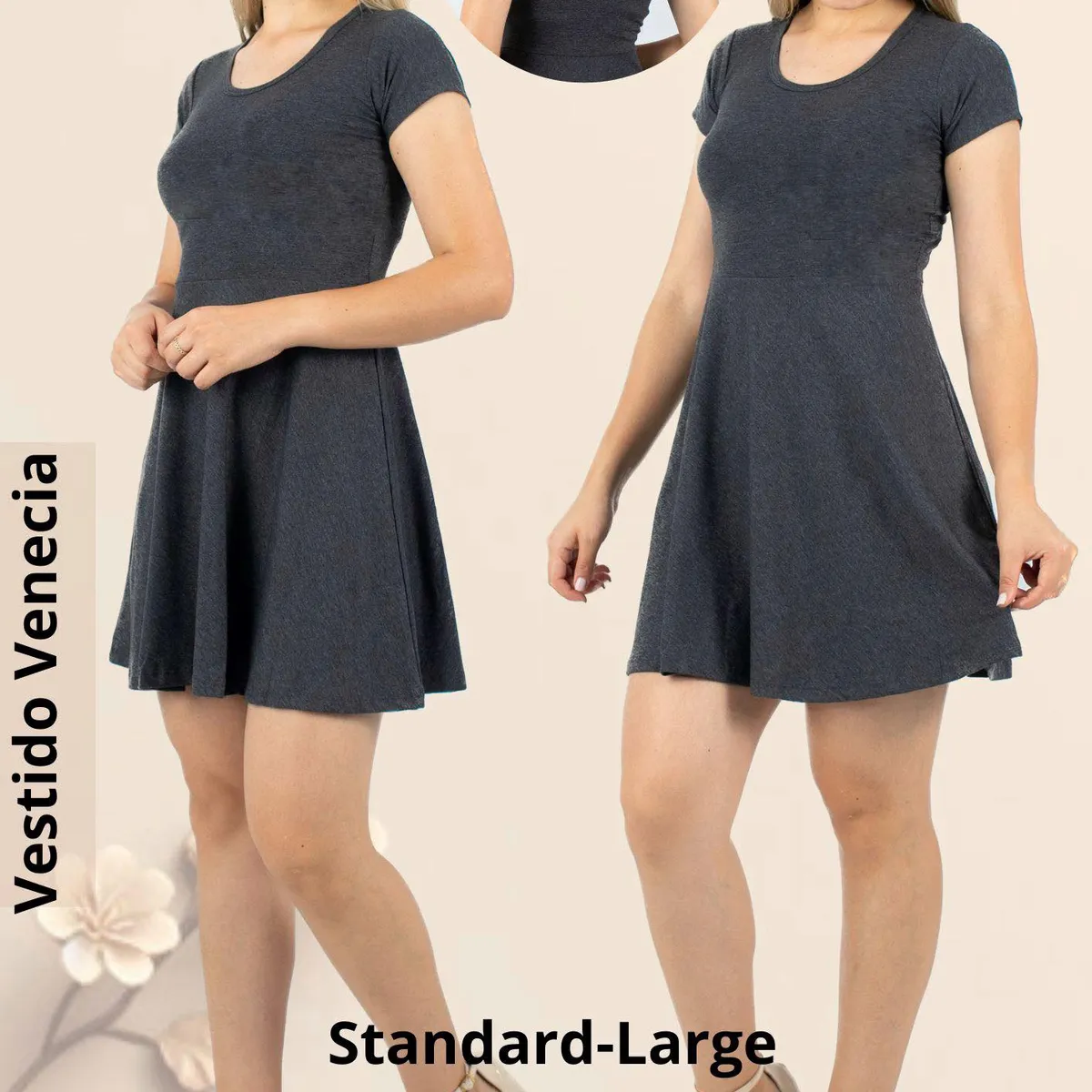 GENERICO - VESTIDO VENECIA  ALGODÓN DAMA  MUJER ROQUE