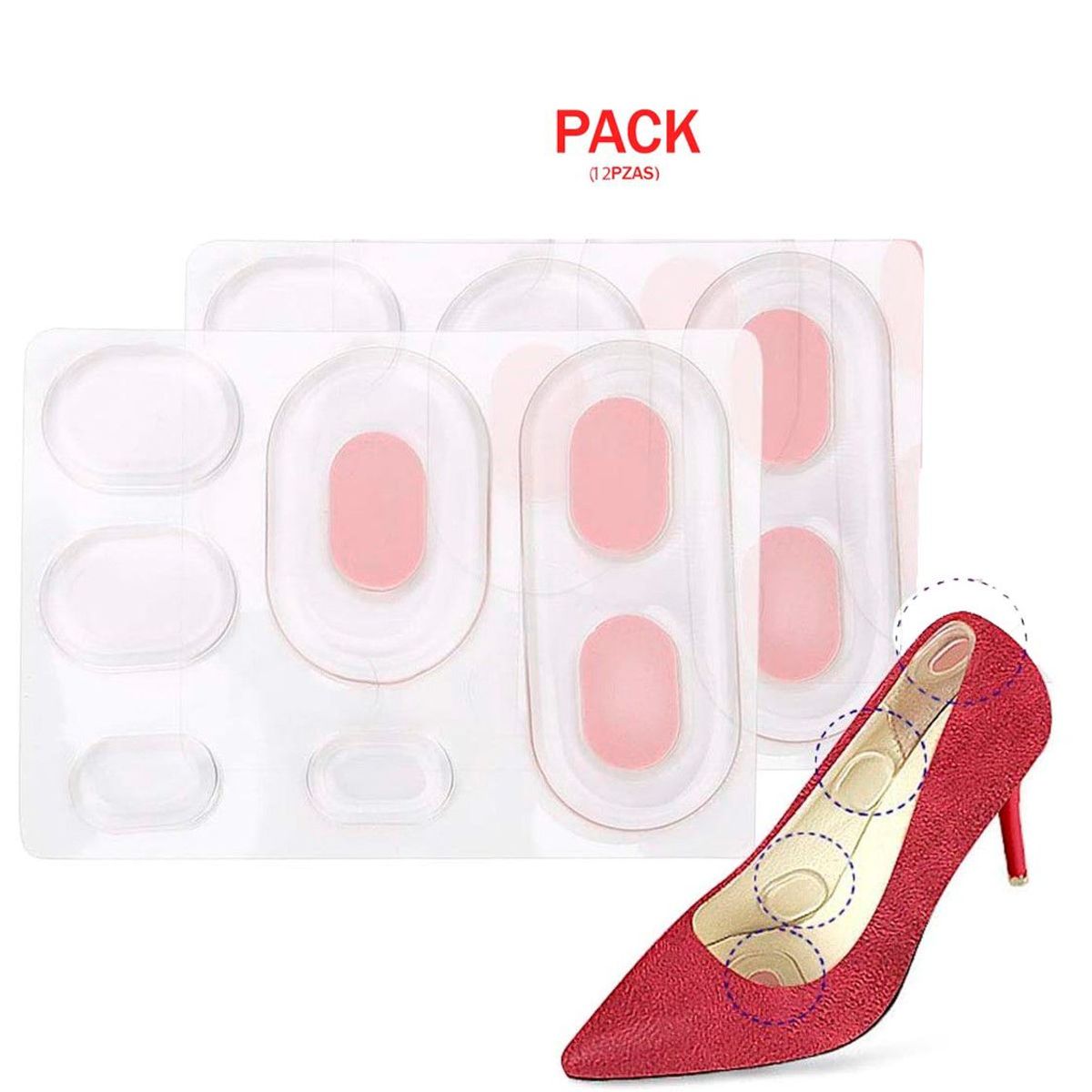 GENERICO - Protectores de Talón con Amortiguación de Impacto