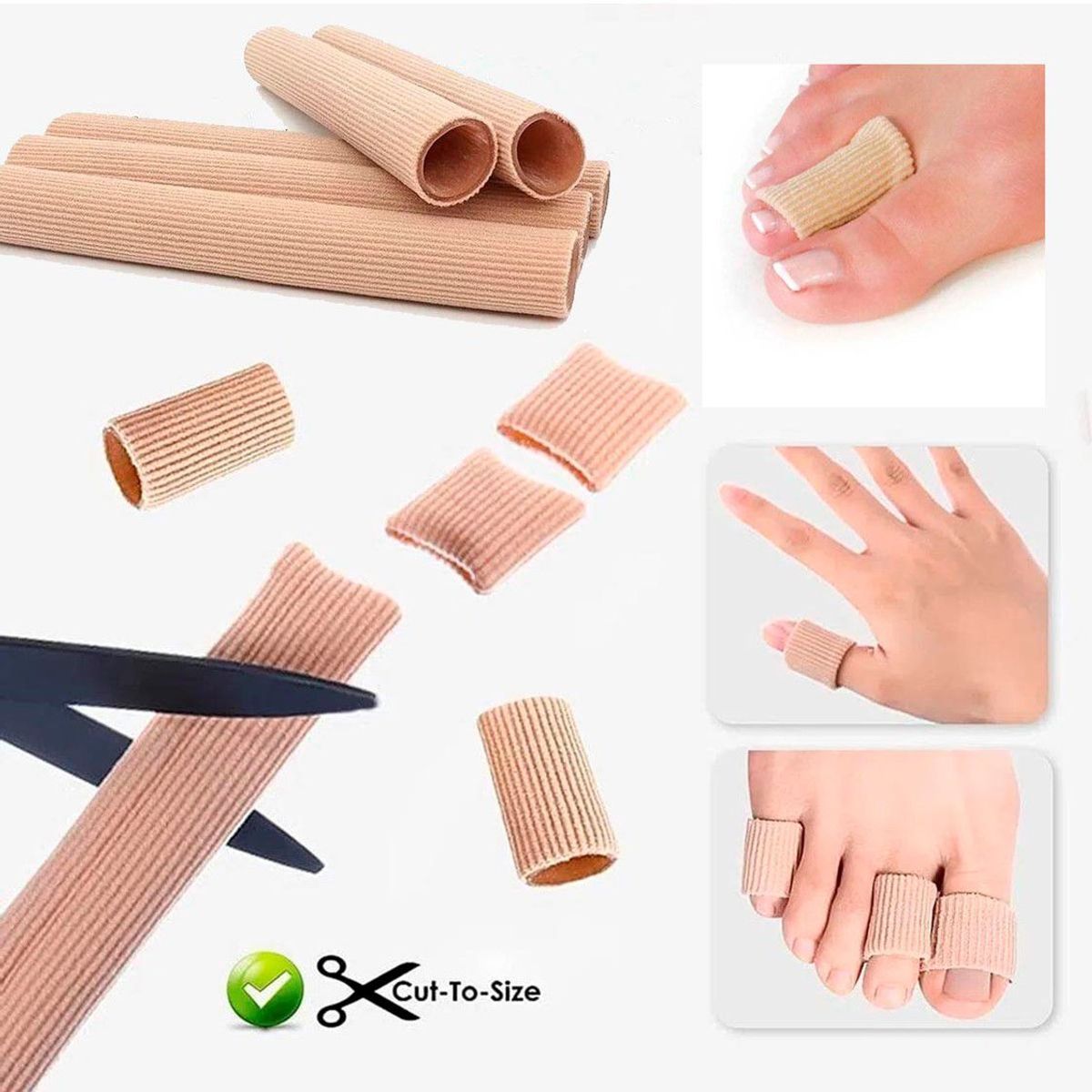 GENERICO - Protector de Dedos Tela y Gel Interior