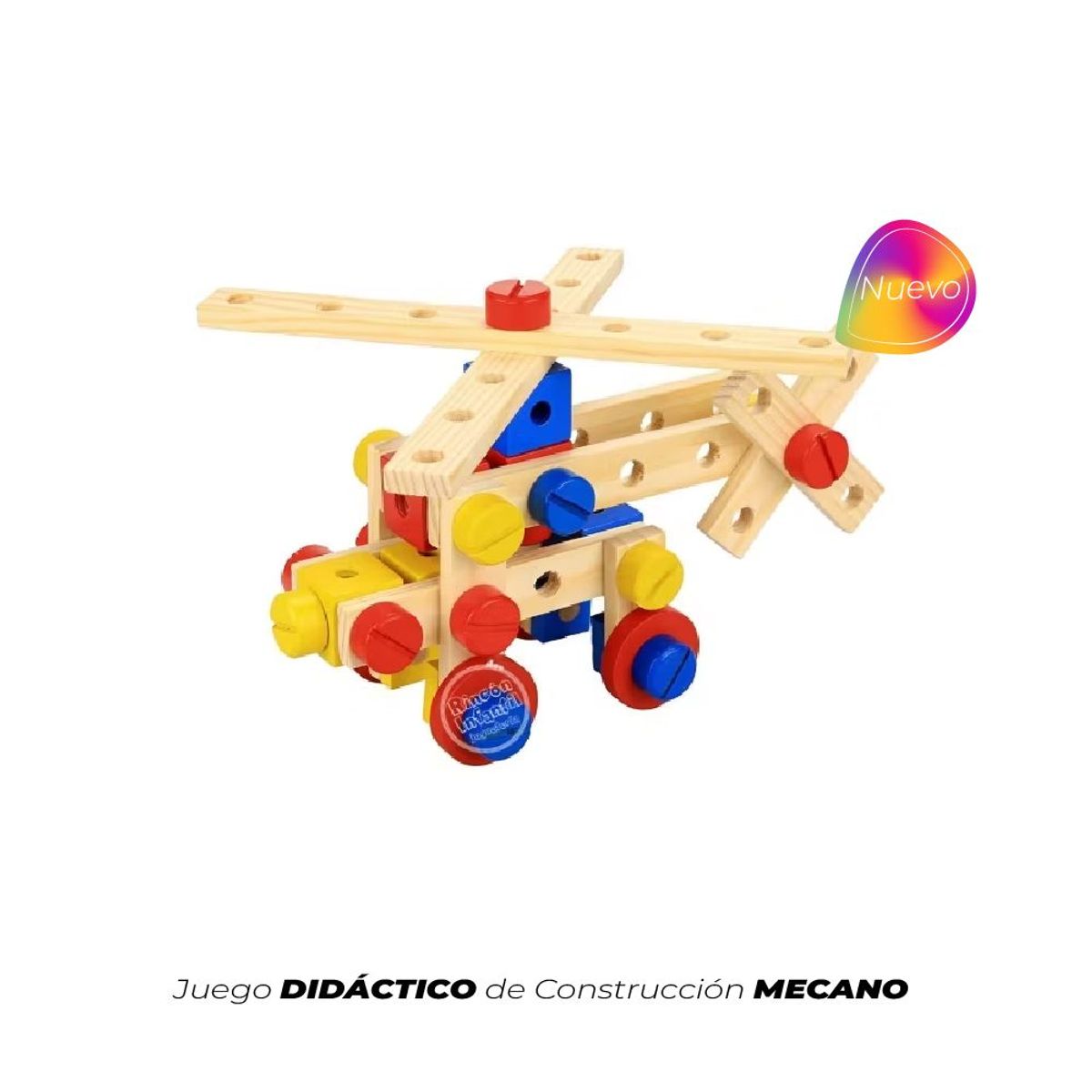 GENERICO - Juego De Construcción Mecano De Madera