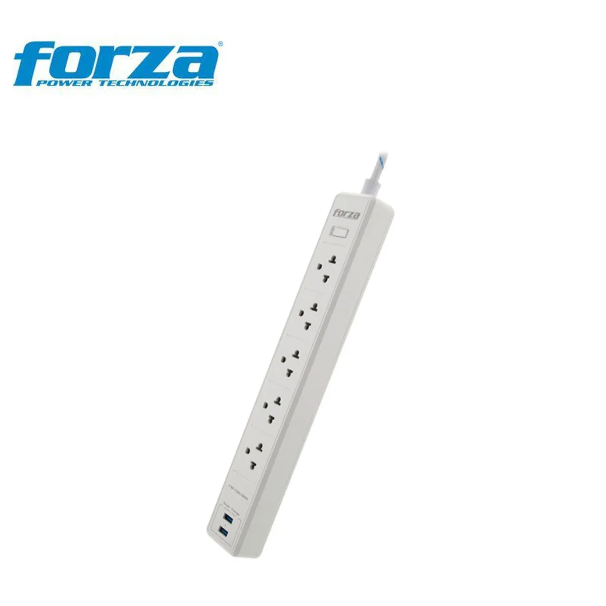 FORZA - Supresor De Picos Forza Blanco Fsp-512usbw 5tomas 2usb 220v