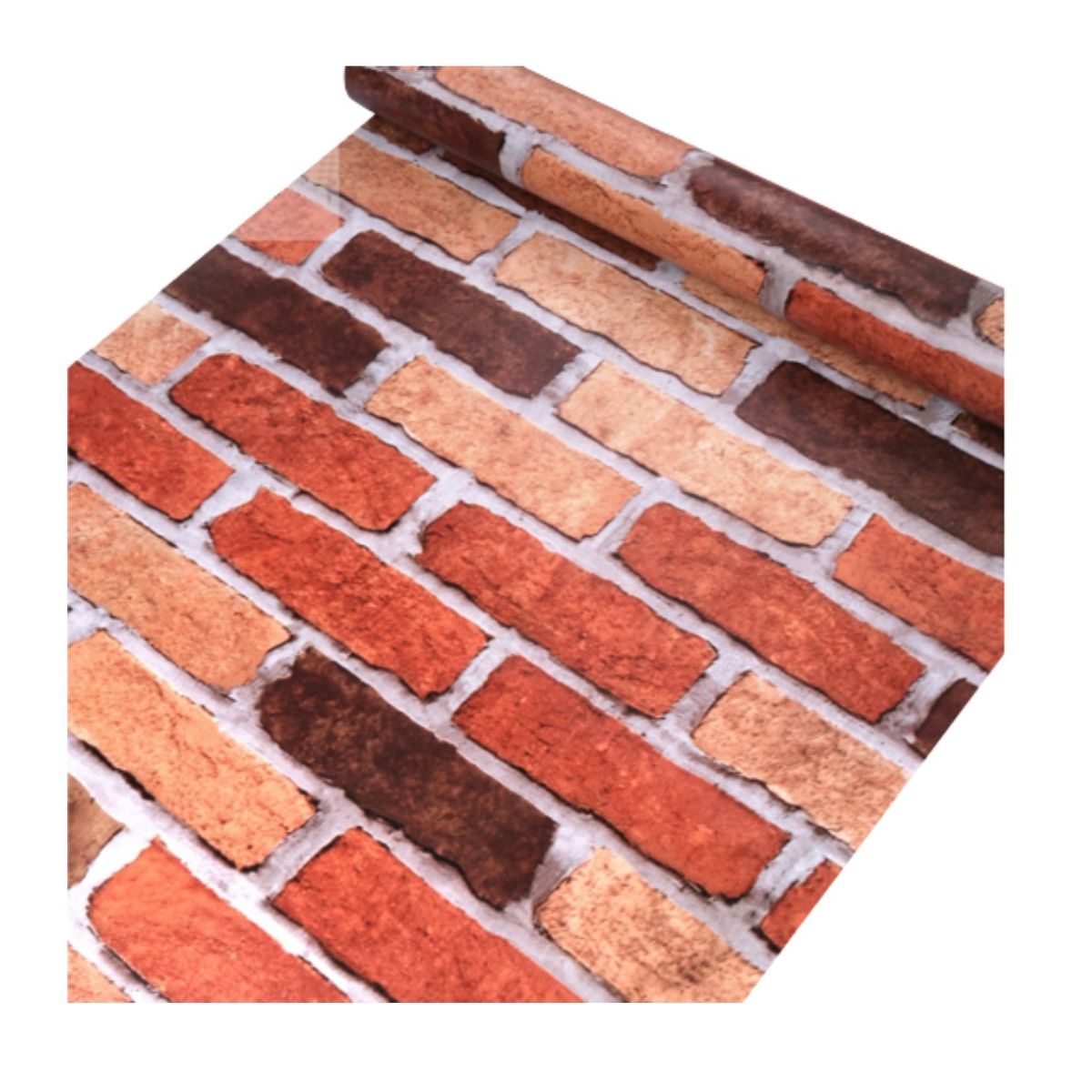 GENERICO - Papel tapiz autoadhesivo - Ladrillo 3 - ROLLO 10m x 45cm