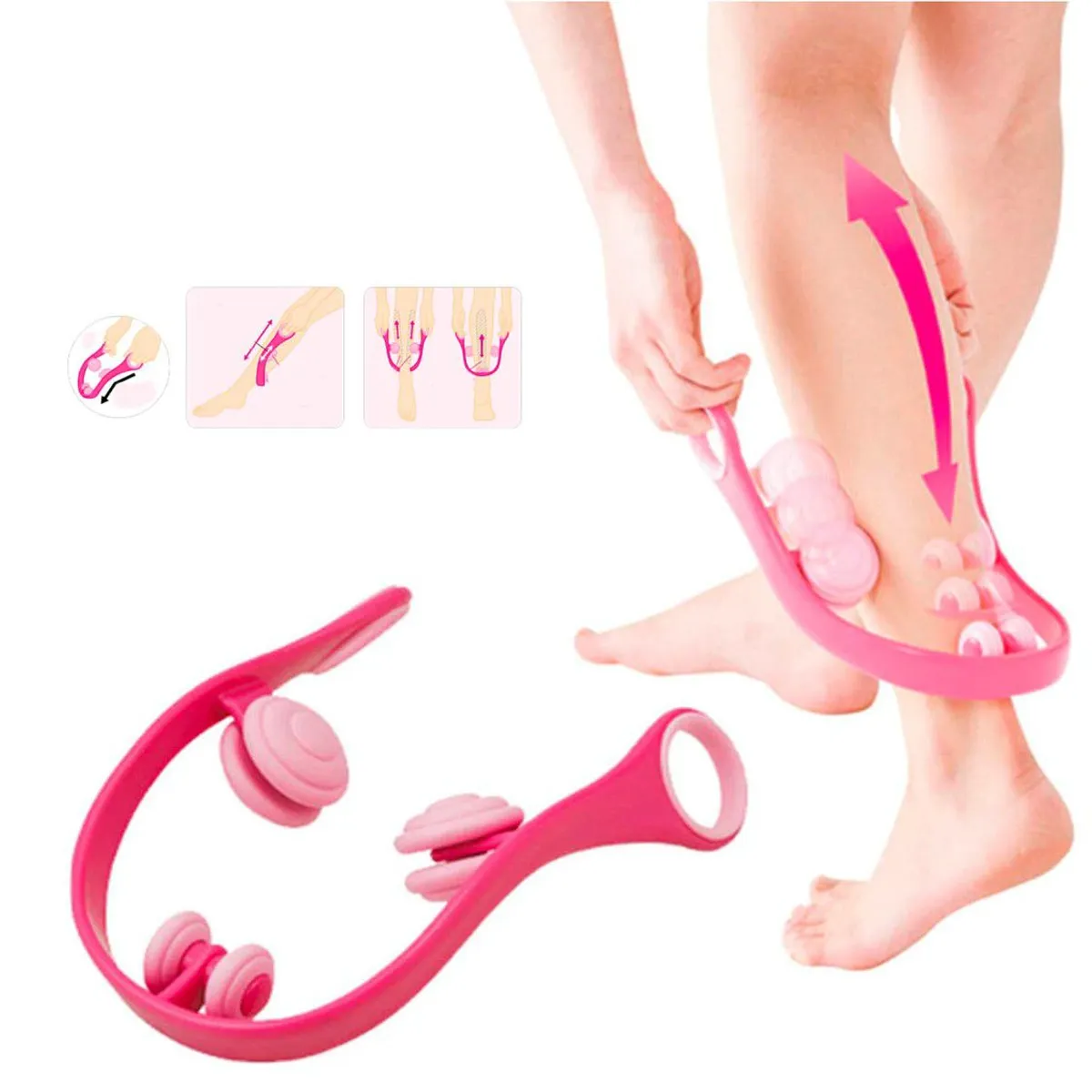 GENERICO - Rodillo Adelgazante de Pantorrillas Masajeador para Piernas