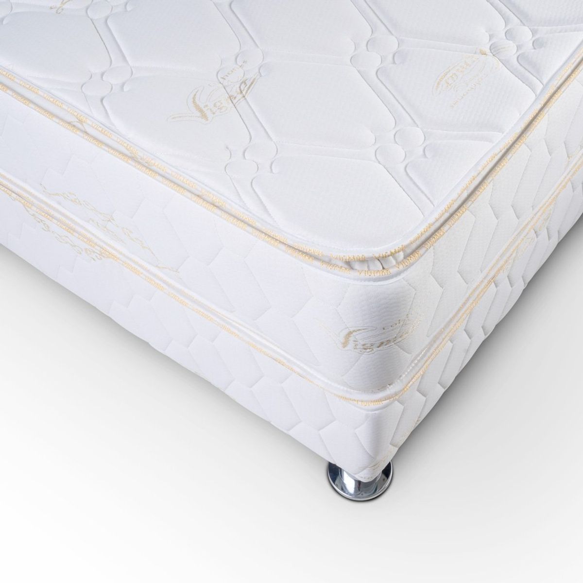 COLCHONES VIGMAR - Box tarima + Colchón Magistral Ergosoft 2 Plazas + almohada