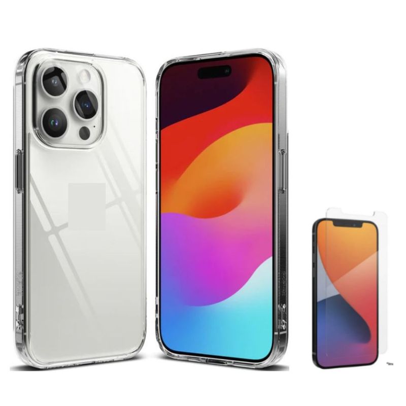 RINGKE - CASE RINGKE FUSION IPHONE 15 PRO + VIDRIO