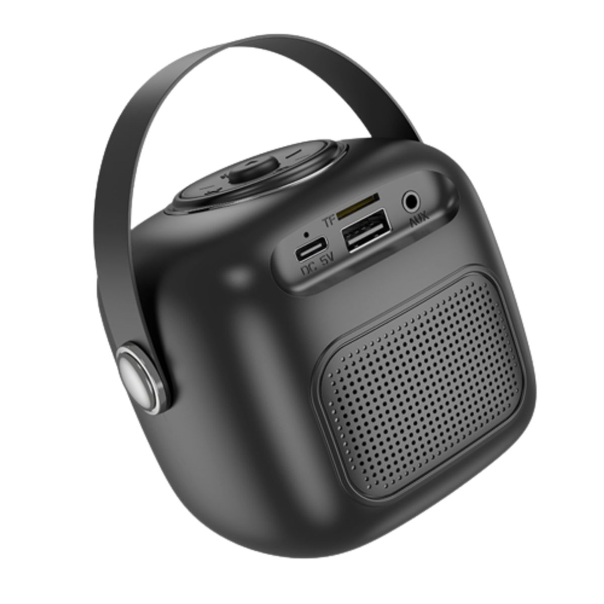 SINOCAMCO - Mini Karaoke Portatil Con Microfono BLACK