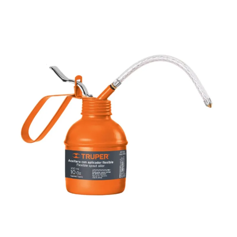 TRUPER - Aceitera de 300 ml 10 Oz con aplicador Flexible Truper