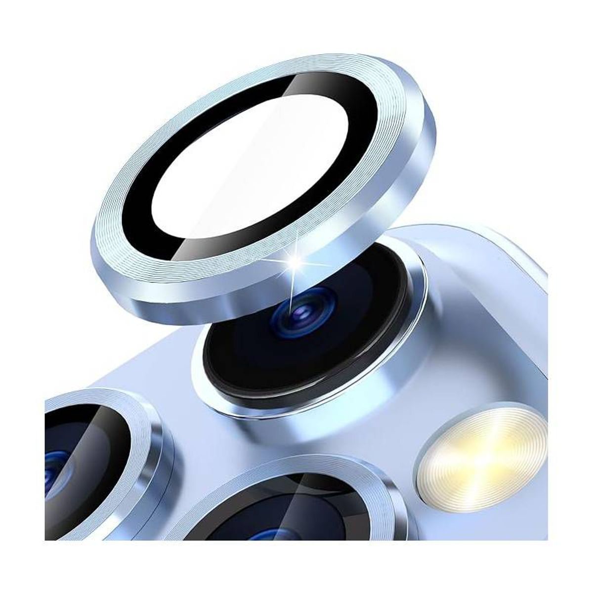 CASE - Mica de Vidrio Individual Para Iphone 15/15 Plus - Azul