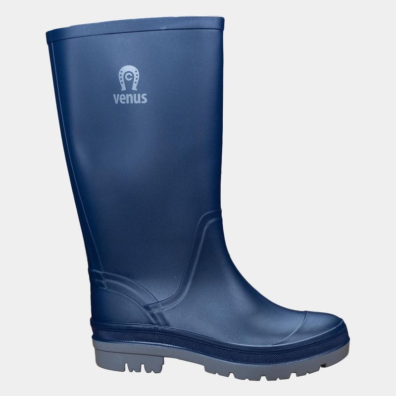 VENUS - Venus Bota de lluvia para mujer Llanera Media Azul