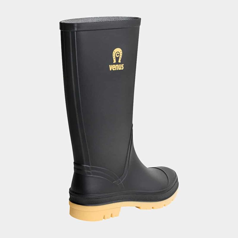 Venus Bota de lluvia para mujer Llanera Media negro VENUS