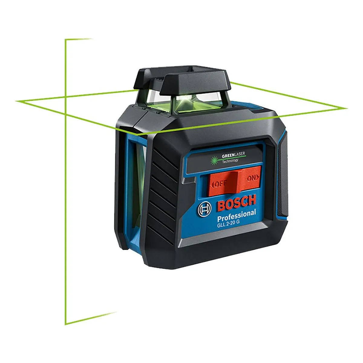 BOSCH - Nivel Láser líneas cruz Verde GLL 2-20 G +Tripode BT 150 Bosch