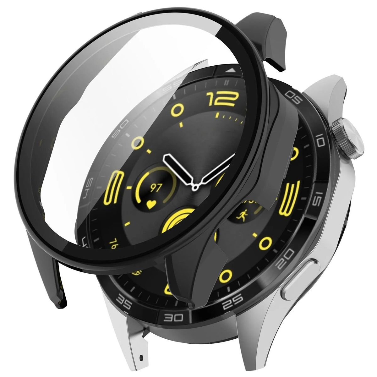 GENERICO - Case Funda 360 para HUAWEI GT4 de 46mm - Negro