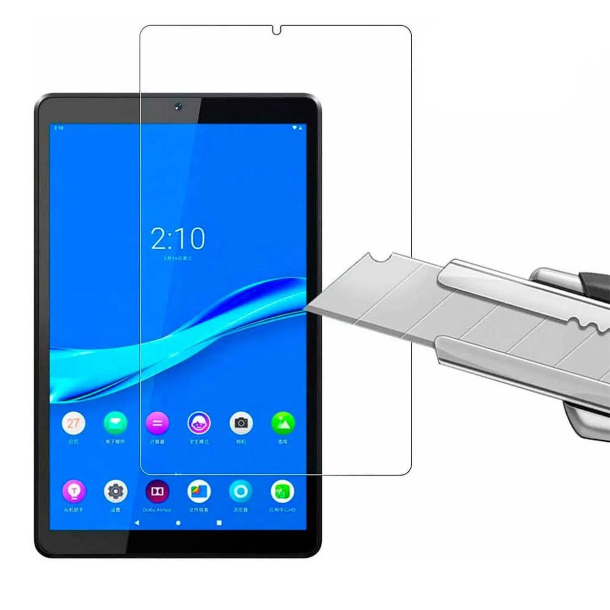GENERICO - Funda Bookcover  Mas Mica de Vidrio Xiaomi Redmi Pad SE 11 Negro