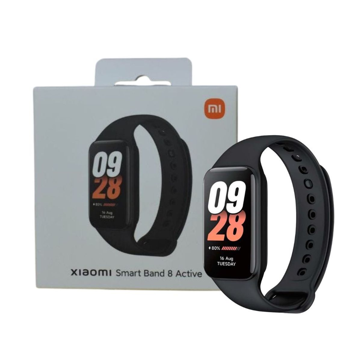 XIAOMI - Xiaomi Smart Band 8 Active Bluetooth Pantalla 1.47” hasta 14 días - BK
