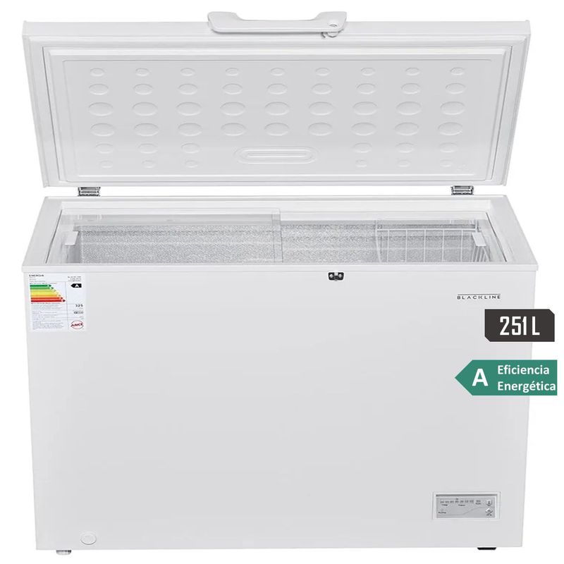 BLACKLINE - Congeladora BLACKLINE 251L CGD251L Chest Freez Blanco
