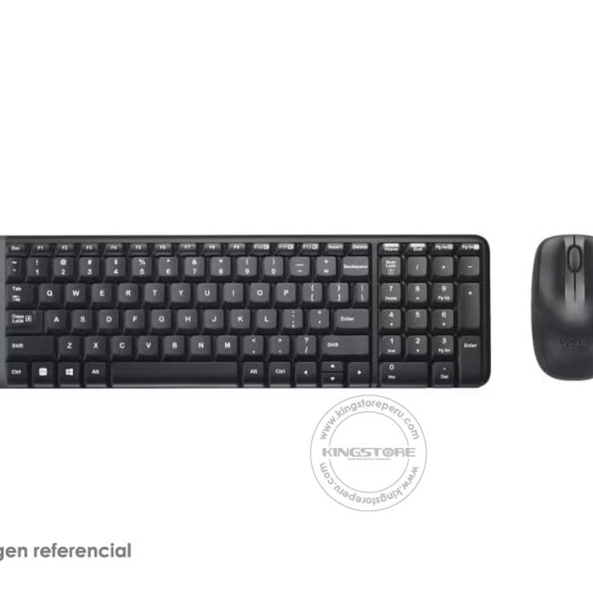 LOGITECH - Teclado Logitech  mouse MK220 Wireless usb sp Negro PN 920-004430