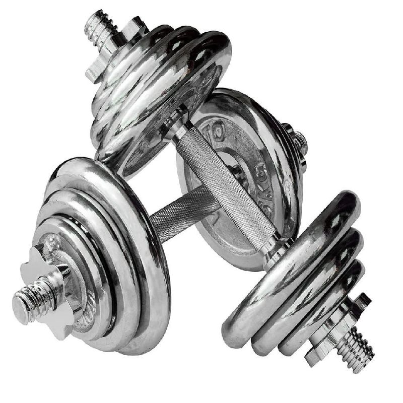 OTTOWARE - Set De 30Kg Pesas Cromadas