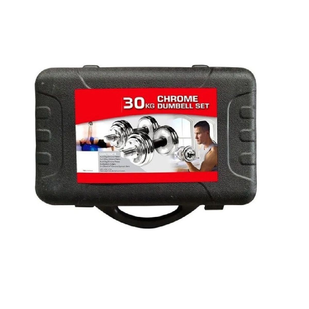 OTTOWARE - Set De 30Kg Pesas Cromadas