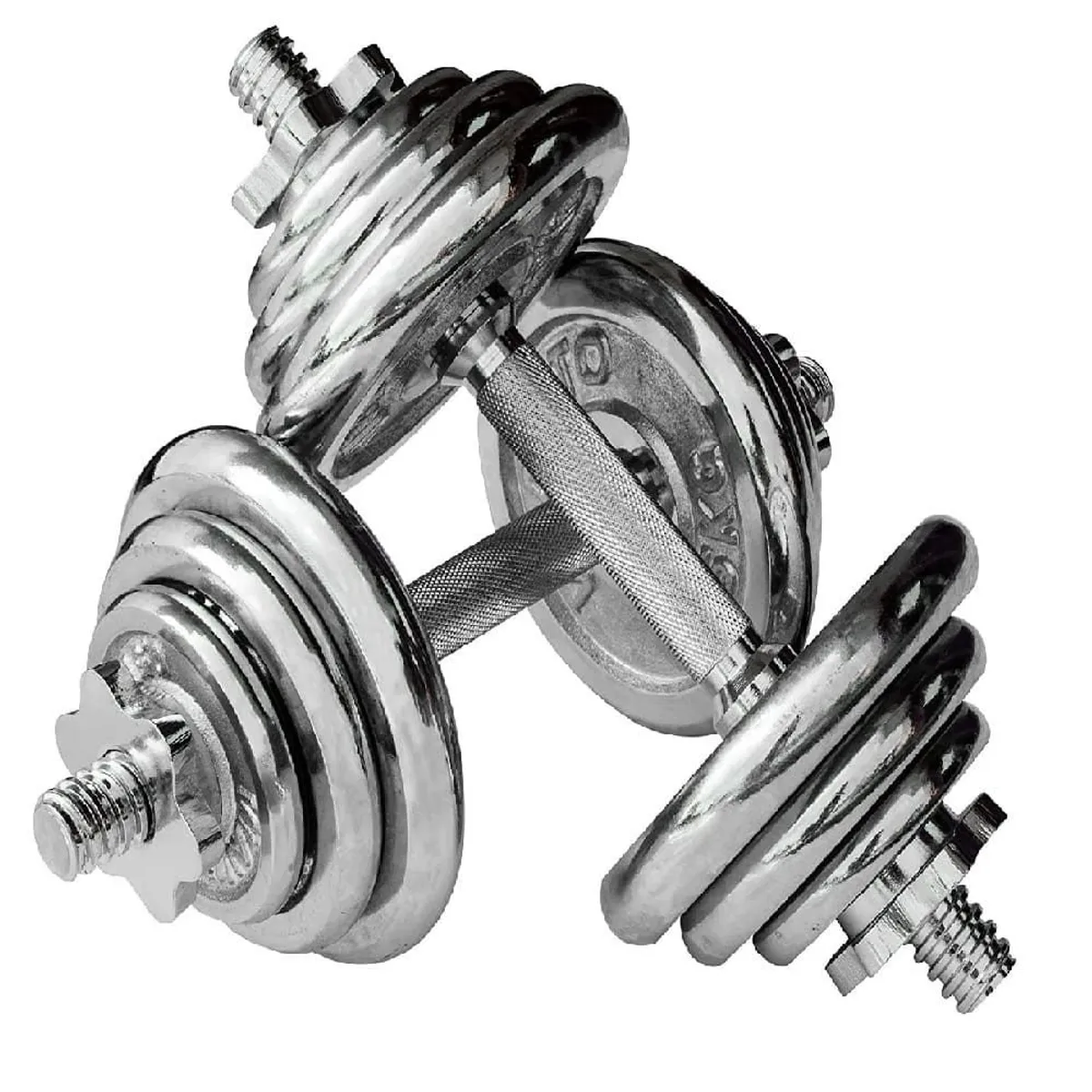 OTTOWARE - Set De 20Kg Pesas Cromadas