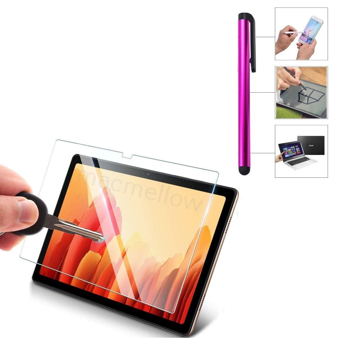 GENERICO - Mica de Vidrio & Lapiz Optico para Samsung Tab S9 Ultra 14.6 SM-X910