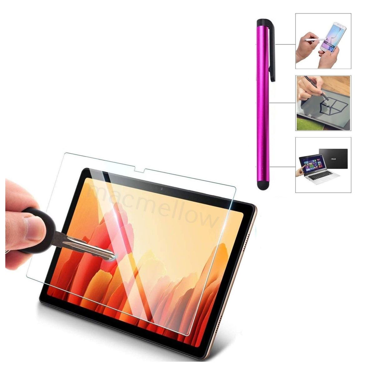 GENERICO - Mica de Vidrio & Lapiz Optico para Samsung Tab S9 Ultra 14.6 SM-X910