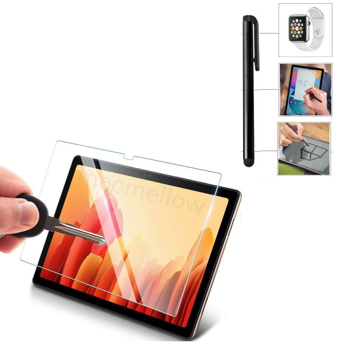 GENERICO - Mica de Vidrio & Lapiz Optico para Samsung Tab S9 Ultra 14.6 SM-X910