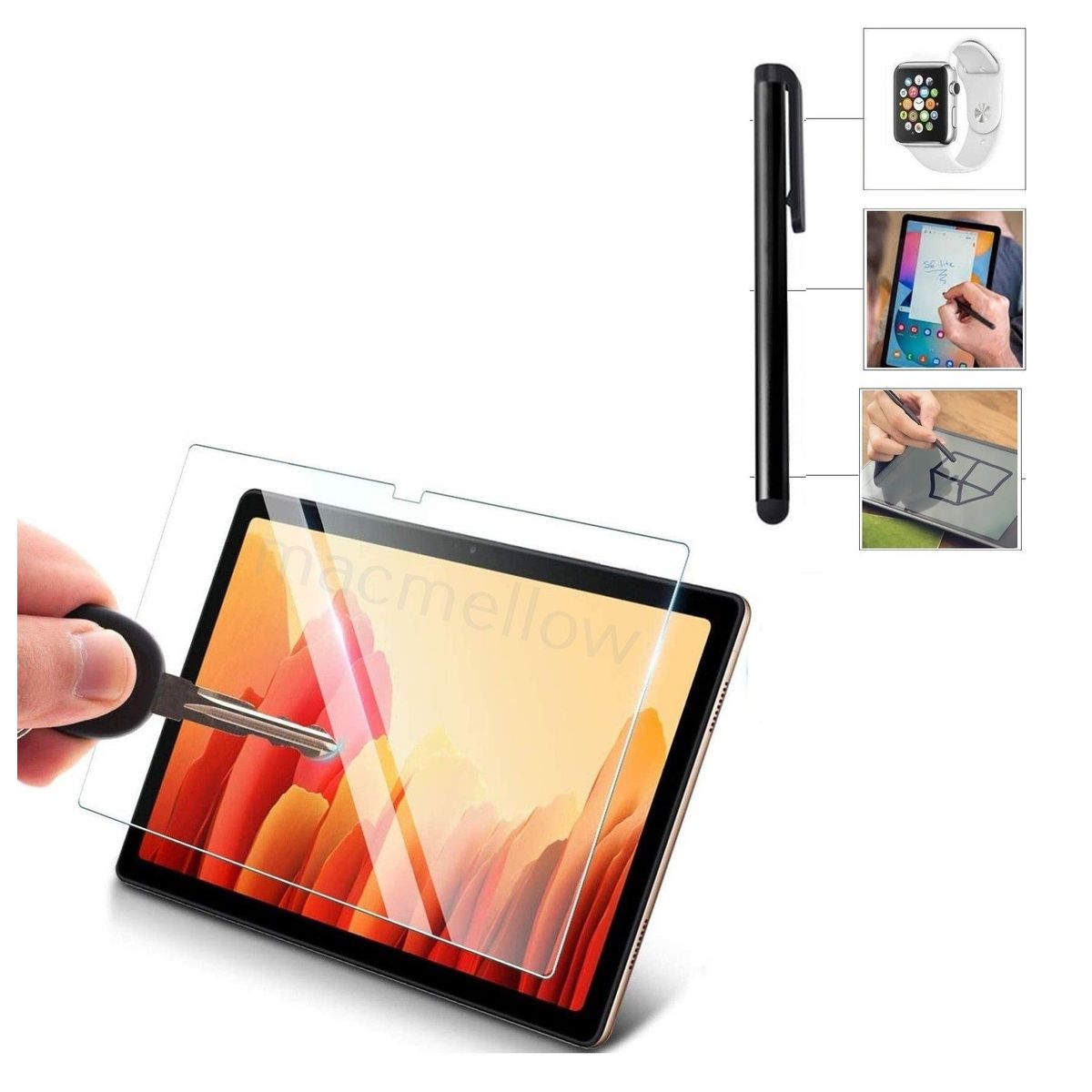 GENERICO - Mica de Vidrio & Lapiz Optico para Samsung Tab S9 Ultra 14.6 SM-X910