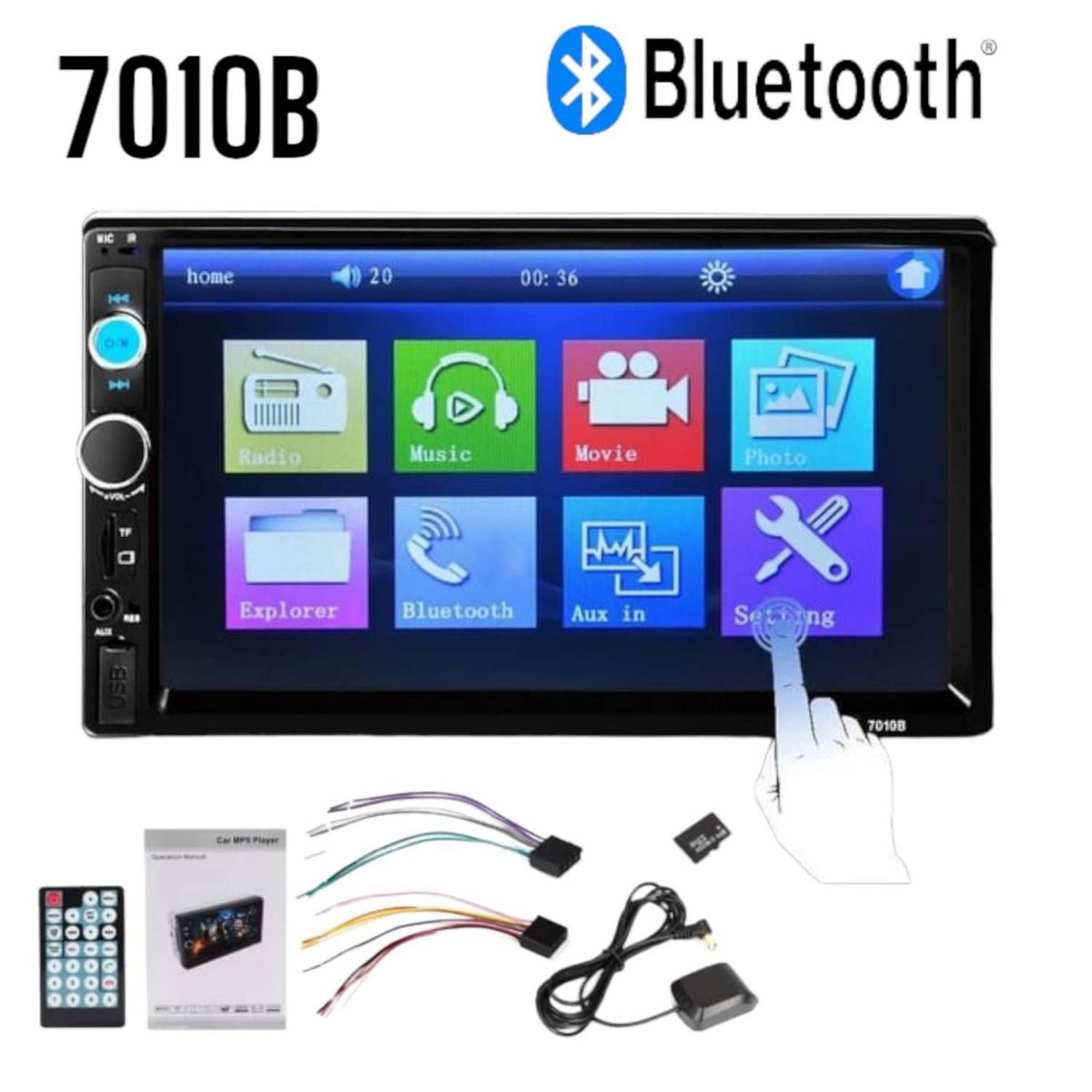 OEM - Radio Estéreo Bluetooth MP5 7 '' Táctil Auto Video Audio