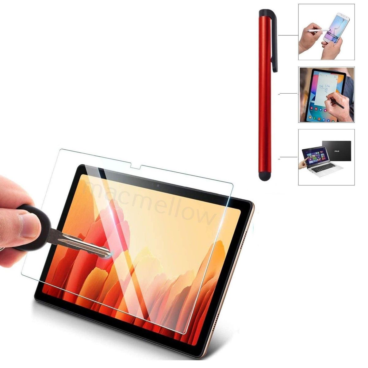 GENERICO - Mica de Vidrio & Lapiz Optico para Samsung Tab S9 Ultra 14.6 SM-X910