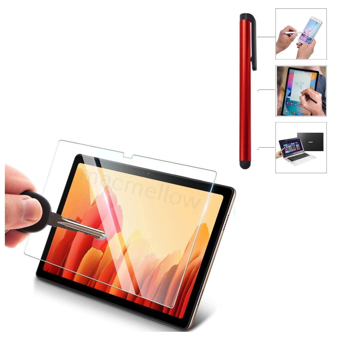 GENERICO - Mica de Vidrio & Lapiz Optico para Samsung Tab S9 Ultra 14.6 SM-X910