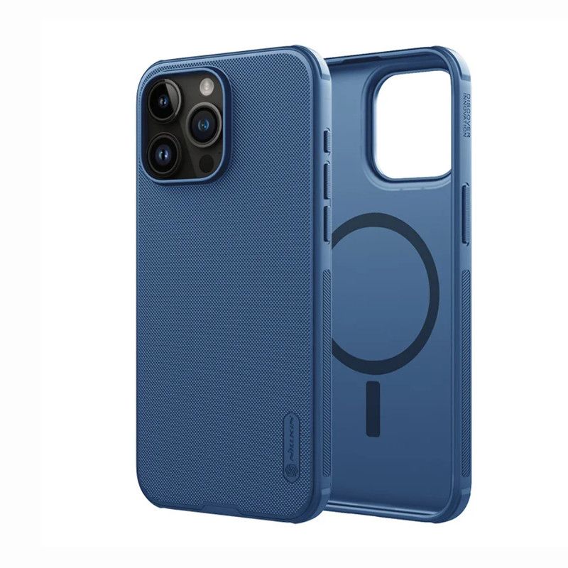 NILLKIN - Iphone 13 Case Nillkin SUPER FROSTED SHIELD CON MAGSAFE - AZUL