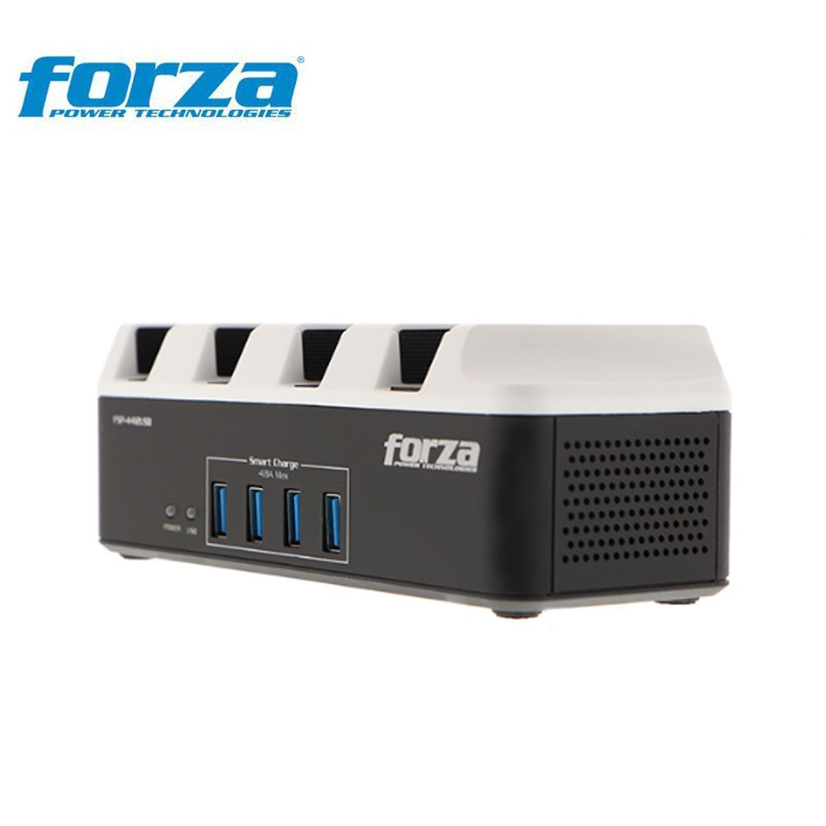 FORZA - Forza supresor de pico  Fsp-4412usb 4 Salidas 4 Usb 1250 Joules