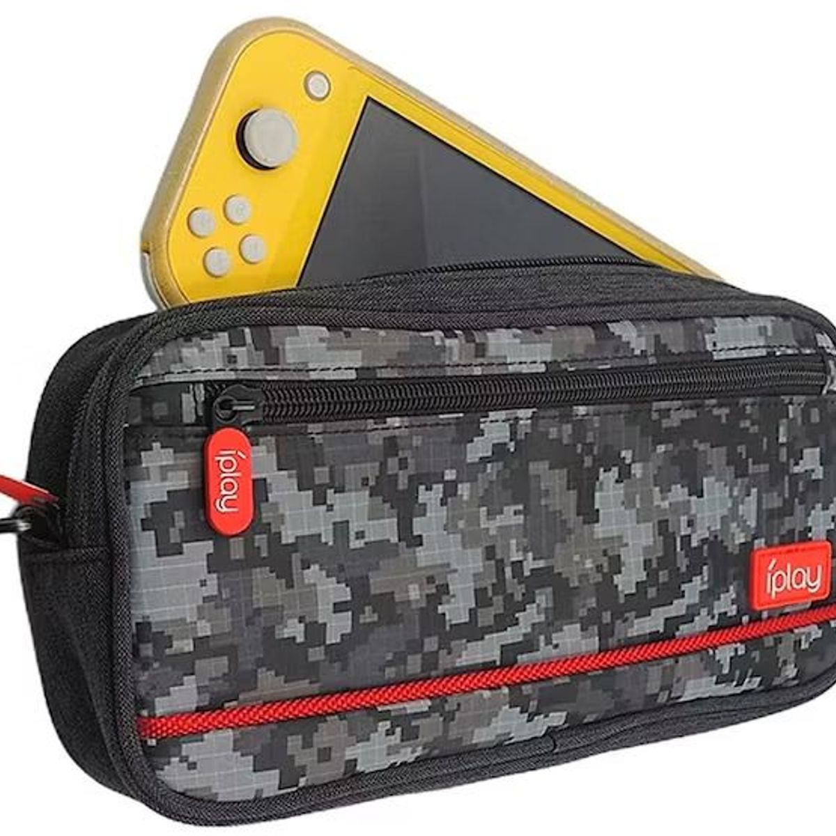 UNIVERSAL - BOLSO PROTECTOR IPLAY PARA NINTENDO SWITCH Y SWITCH LITE CAMUFLADO