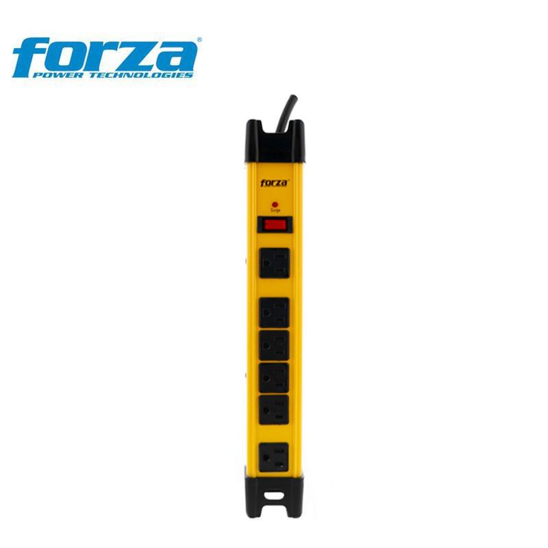 FORZA - Forza Supresor De Picos Metalico 2200w 1200j 15a 6tomas Fsp-806