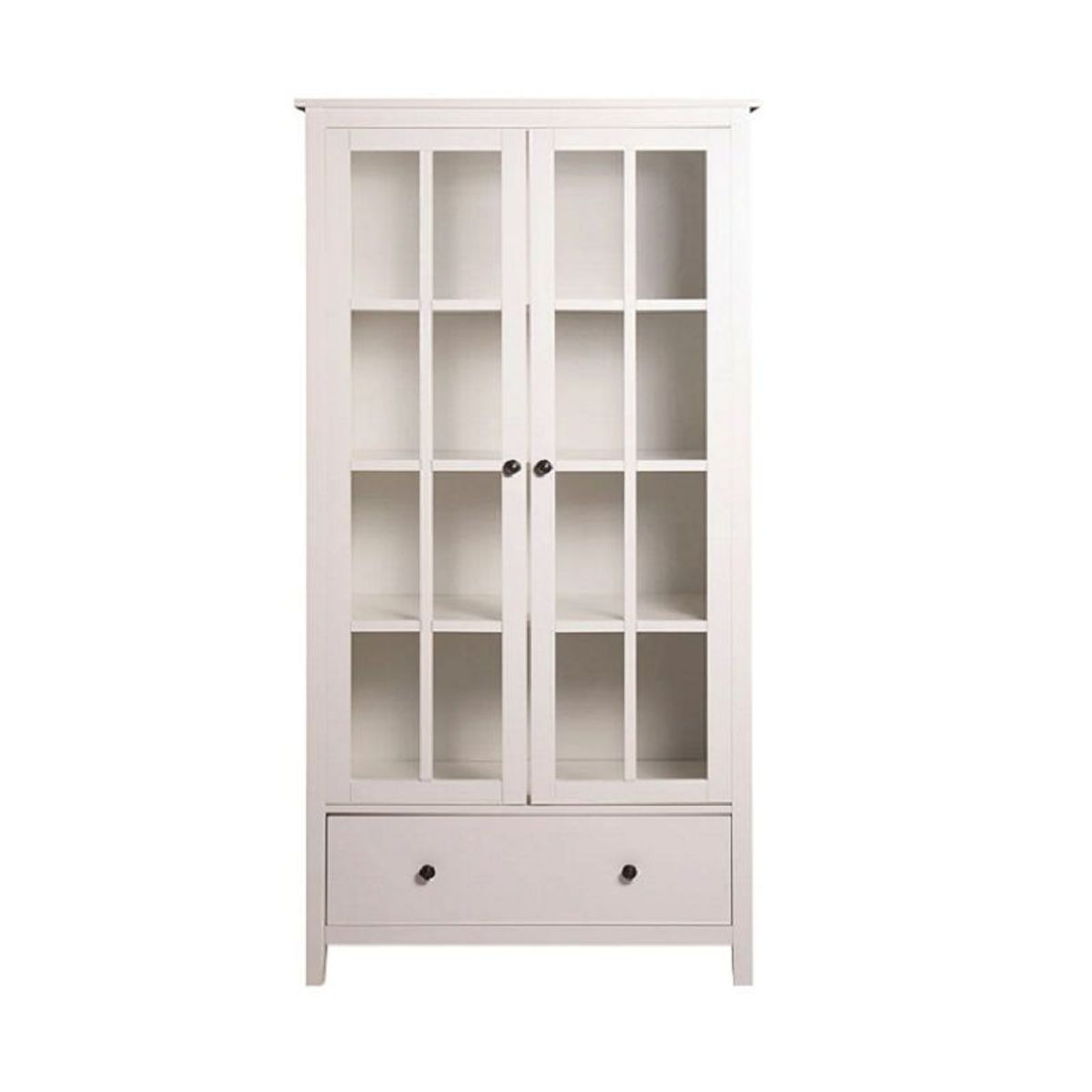DMUEBLES - VITRINA DMUEBLES BAROCK BLANCO.