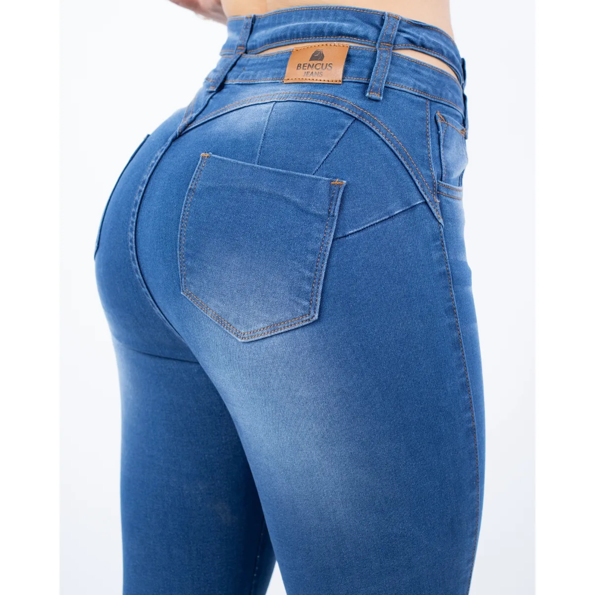 BENCUS JEANS - Pantalón Jeans Mujer 2ble pretina