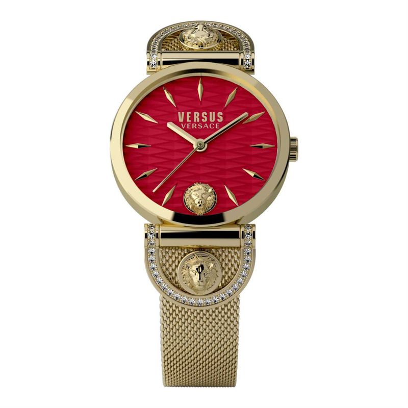 VERSACE - RELOJ VERSUS VERSACE VSPVP1121 PARA MUJER DORADO DE ACERO INOXIDABLE