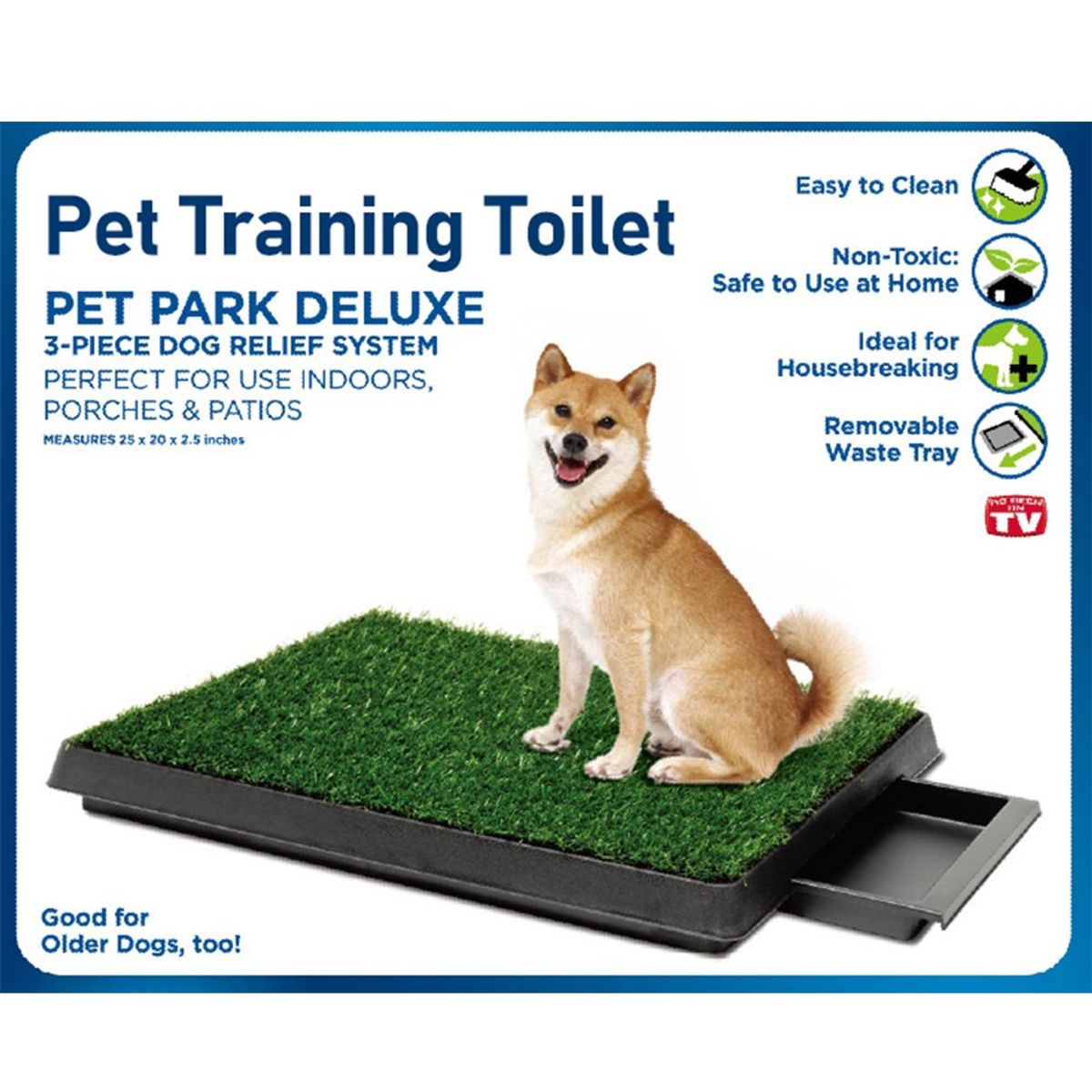 GENERICO - Baño Grande para Perros Bandeja Grass Removible…
