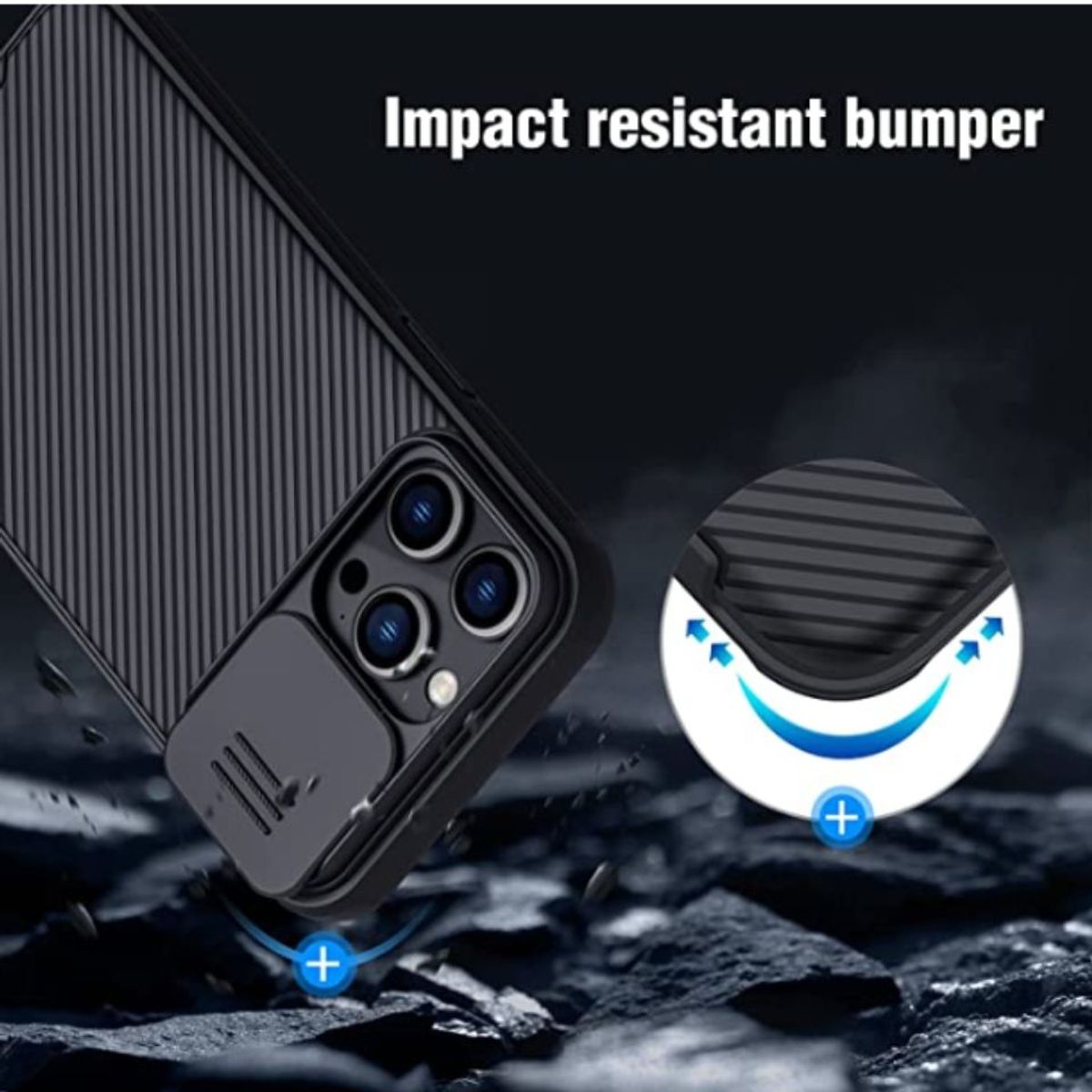 NILLKIN - CASE NILLKIN CAMSHIELD IPHONE 14 PRO MAX + VIDRIO