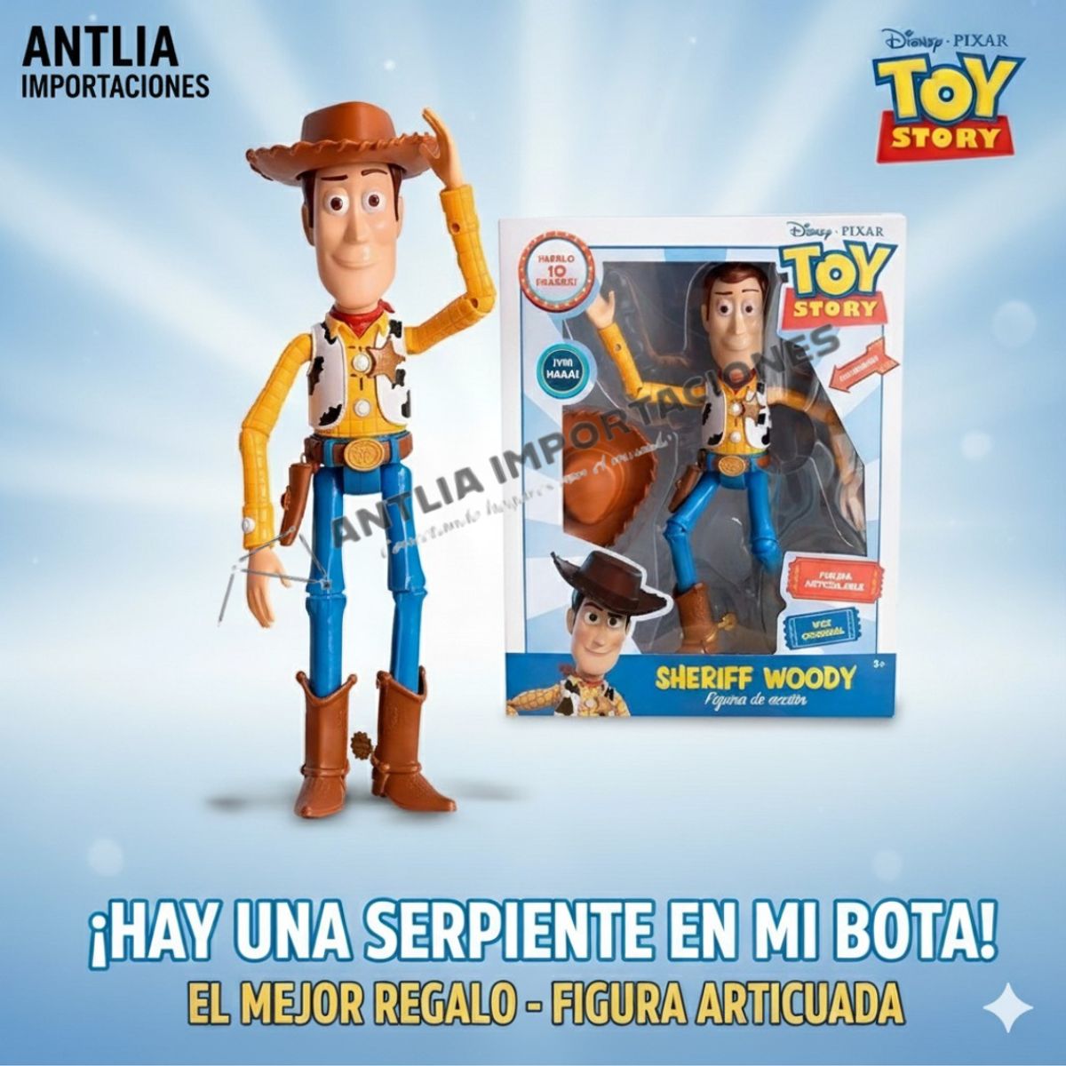 TOY STORY - Figura De Accion Woody The Sheriff Toy Story Disney Pixar