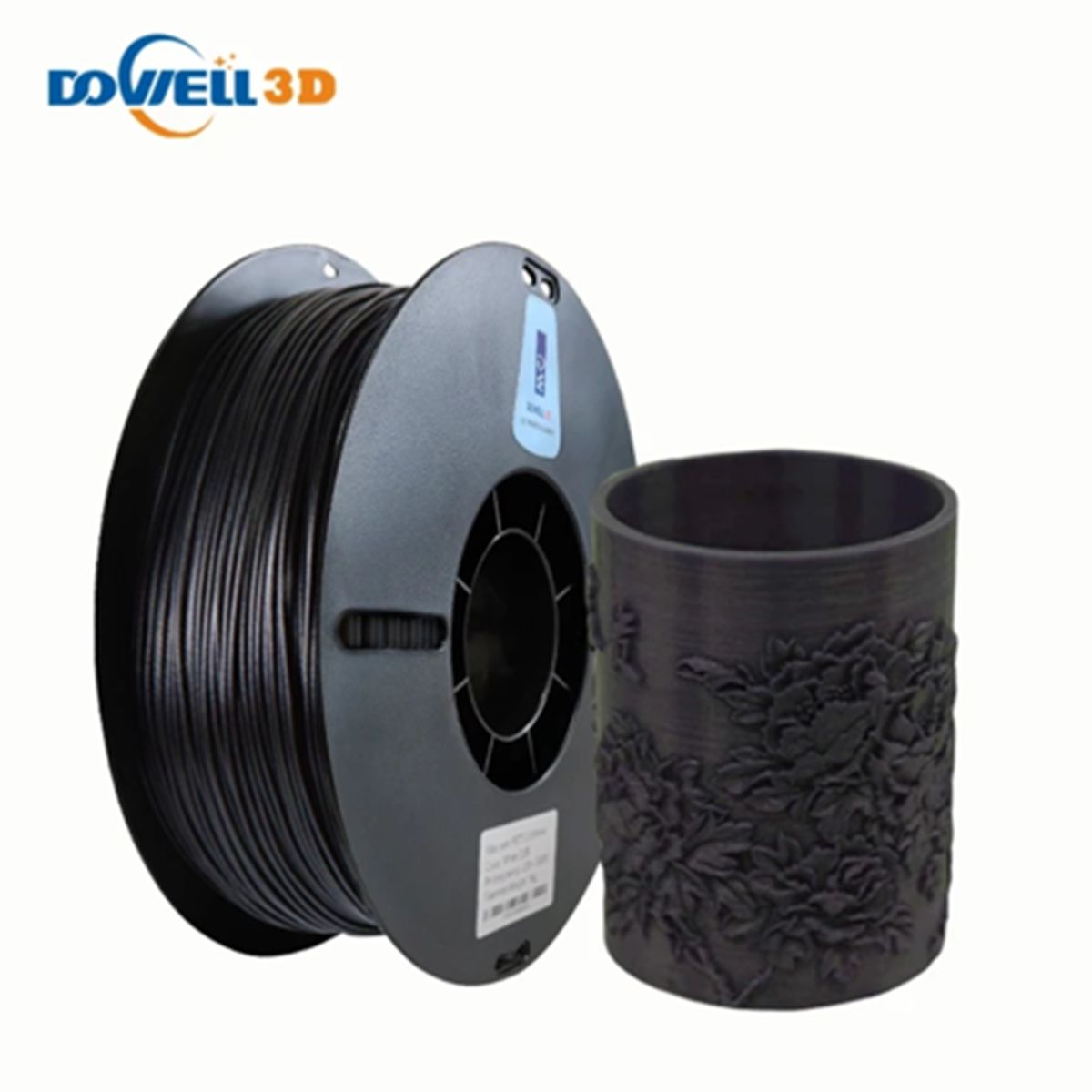 DOWELL - Filamento PETG Fibra de Carbono DOWELL Negro