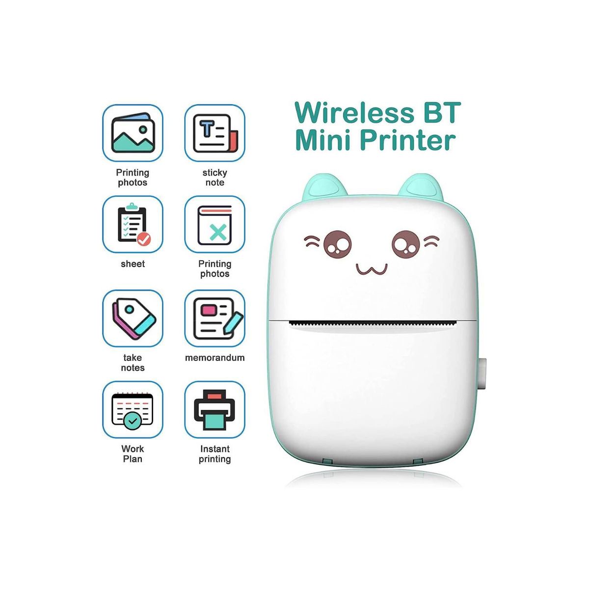 KAWAI - MINI IMPRESORA TERMICA KAWAI