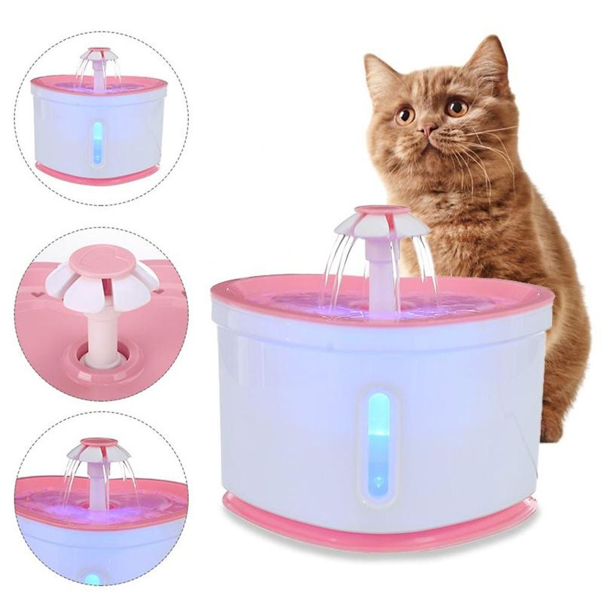 GENERICO - Fuente de agua para mascota Pileta para gato Automatics…